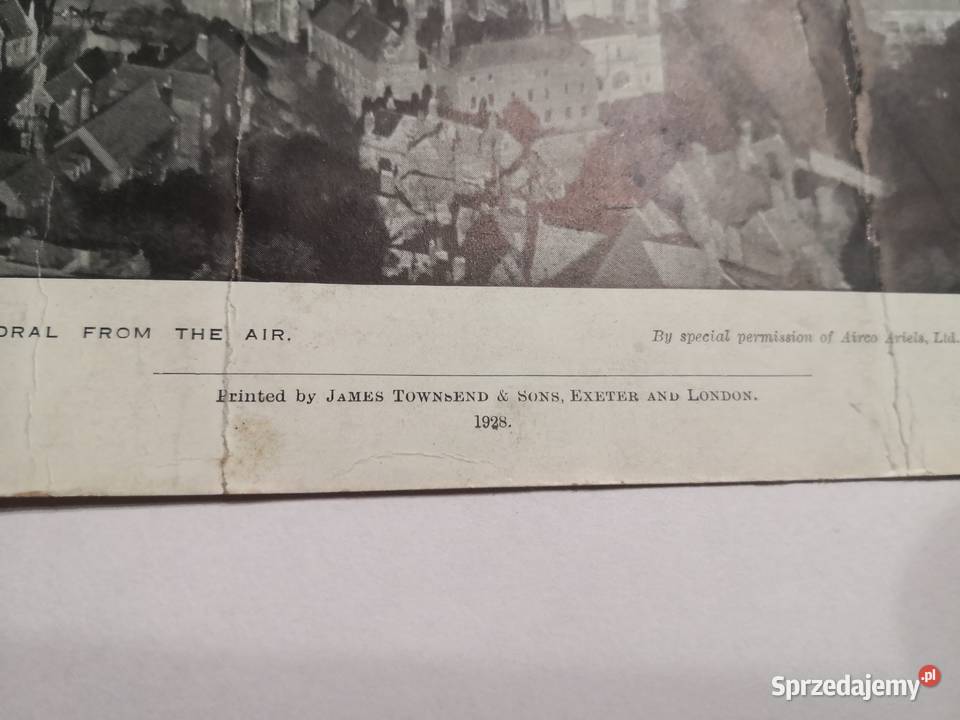 Książeczka o katedrze w Exeter z 1928 roku Częstochowa