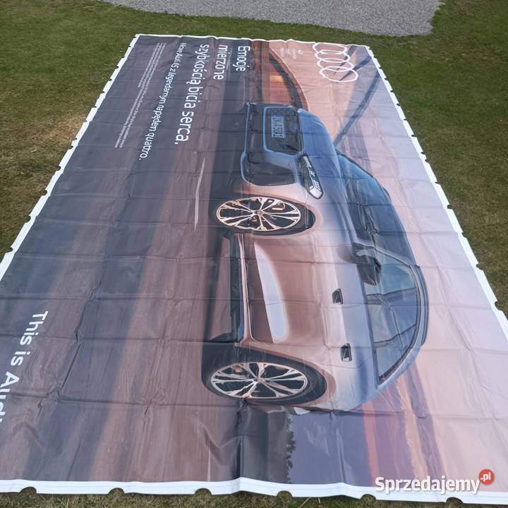 Plandeka baner przykrycie 4x8 lubelskie sprzedam