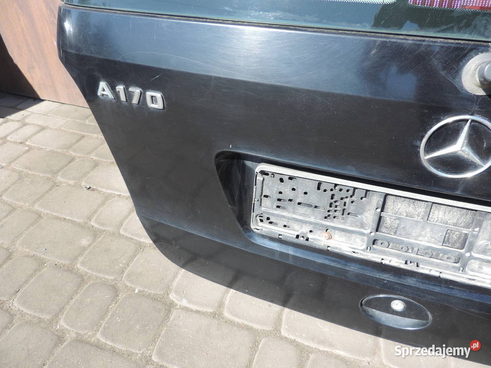 KLAPA TYLNA BAGAŻNIKA MERCEDES AKLASA W168 KOLOR Rok produkcji 2001 małopolskie Nowy Sącz sprzedam