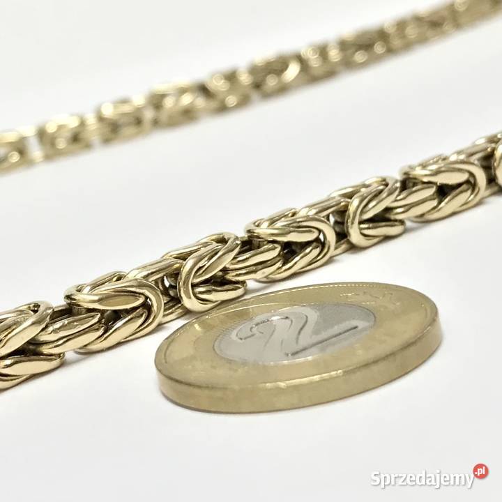 Złoty ŁAŃCUSZEK damski 14K KRÓLEWSKI cud 66 Warszawa