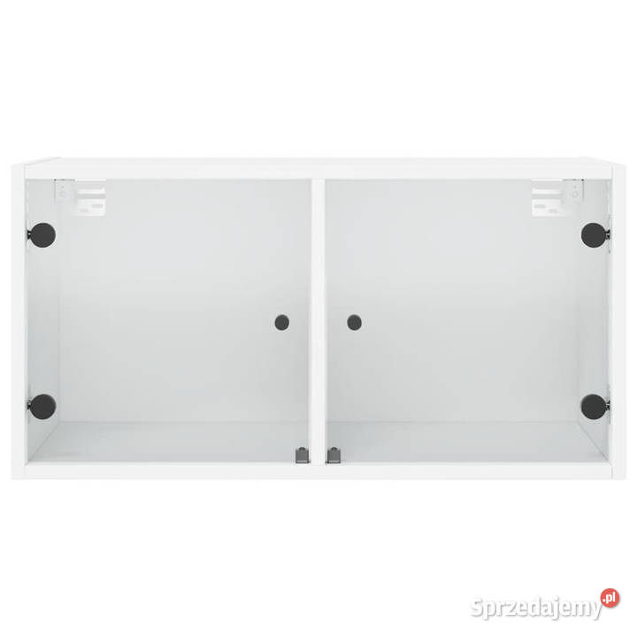 Szafki wiszące 2 szklane drzwi białe 685x37x35 Warszawa sprzedam