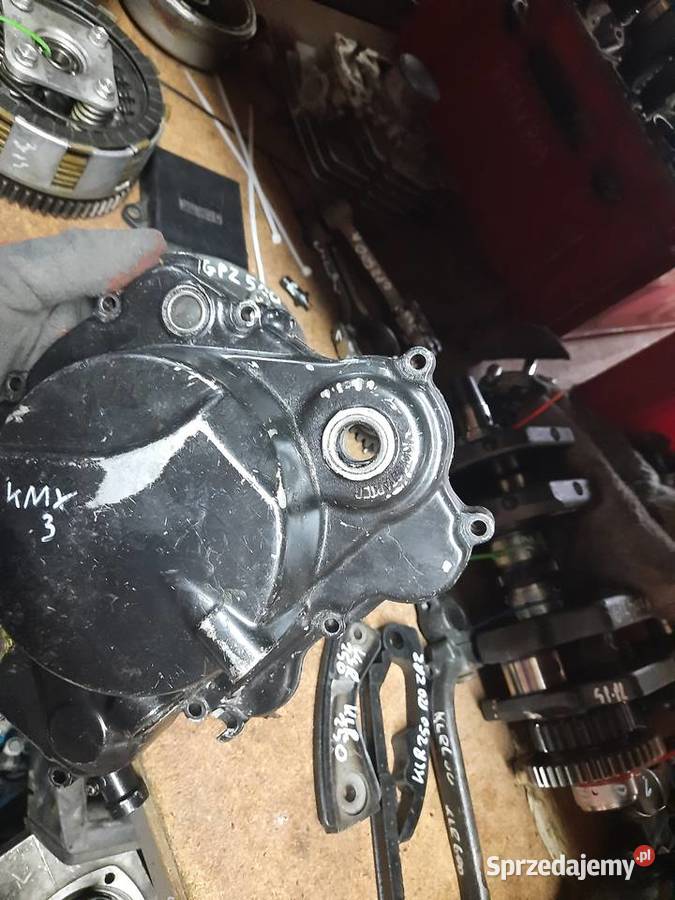 Kawasaki KMX 125 pokrywa kapa prawa sprzęgła Części