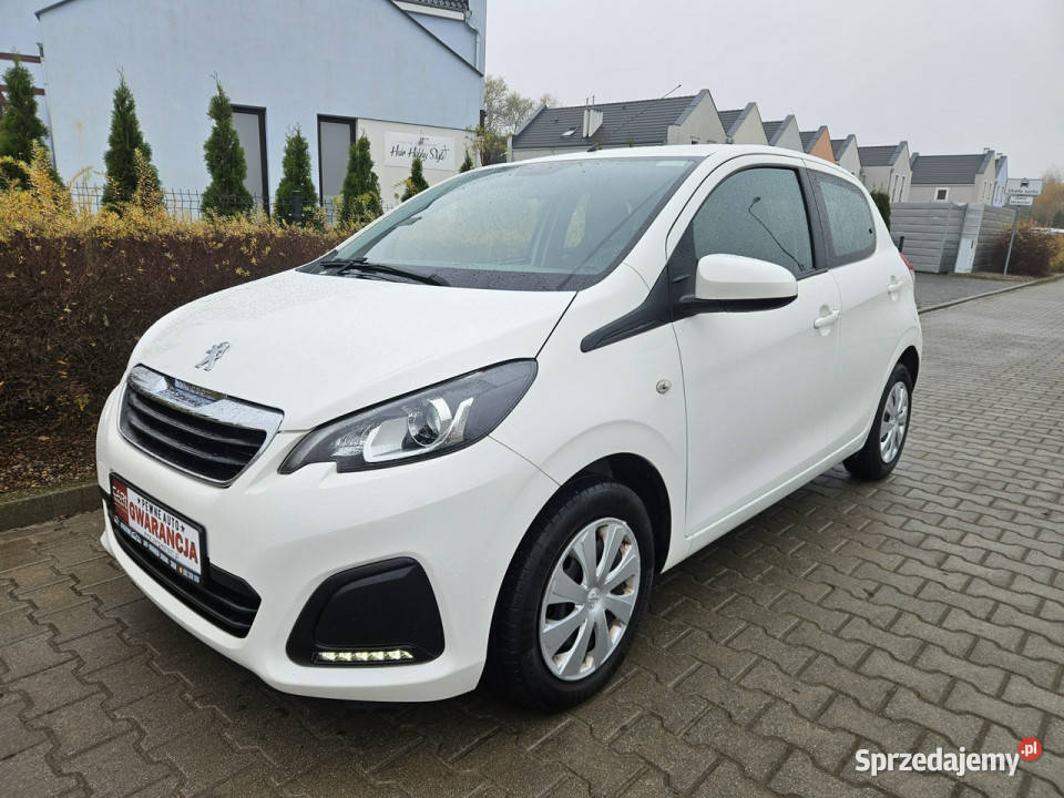 Peugeot 108 10vti Zadbany 5 Drzwi SerwisRata560 biały Śrem sprzedam