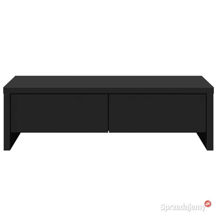 Podstawka pod monitor z szufladami czarna Pozostałe Warszawa