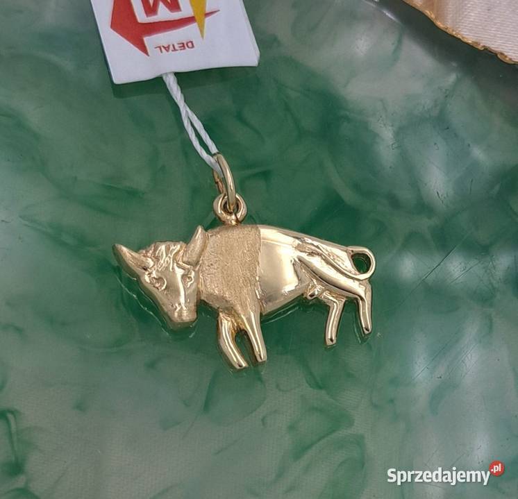 25 Wisiorek Złoty 585 Znak Zodiaku BYK Z1169 złote sprzedam