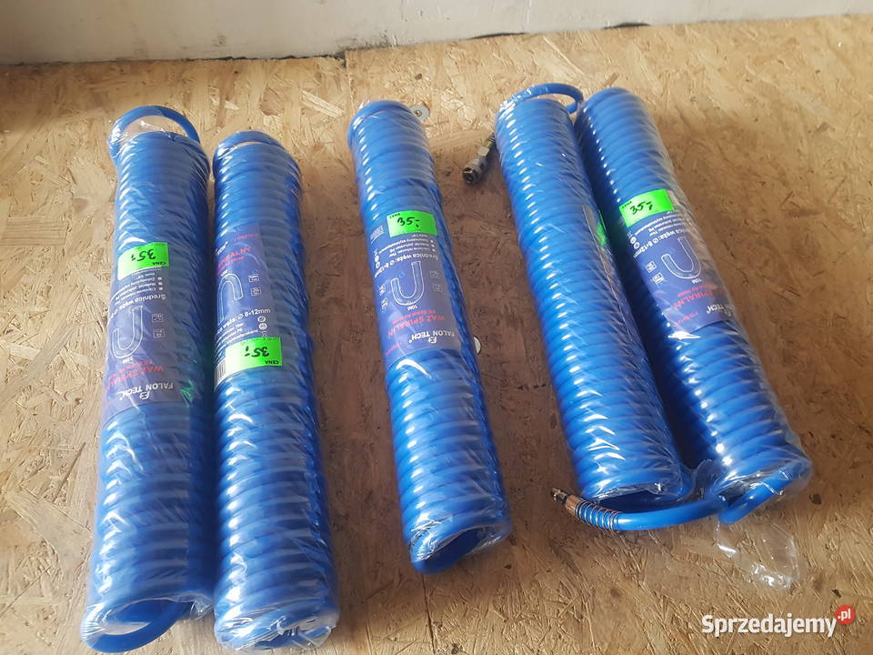 WĄŻ SPIRALNY 10m powietrza do kompresora olejowy Głogowa