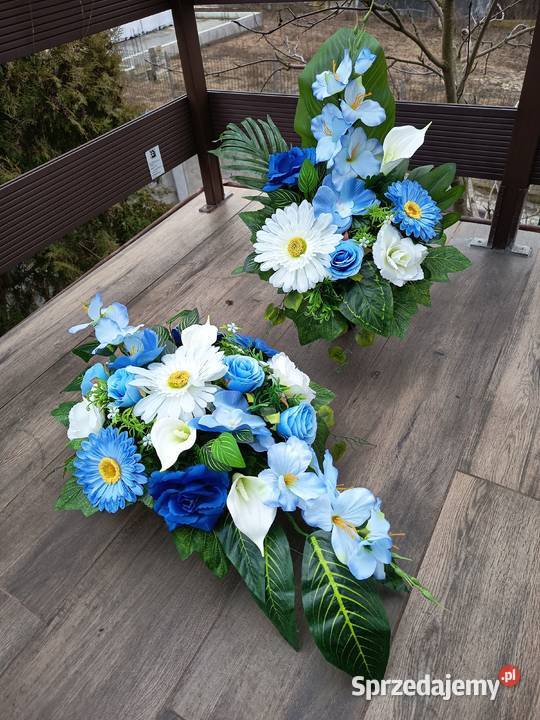 Stroik na cmentarz wiązanka na grób kompozycja Konin