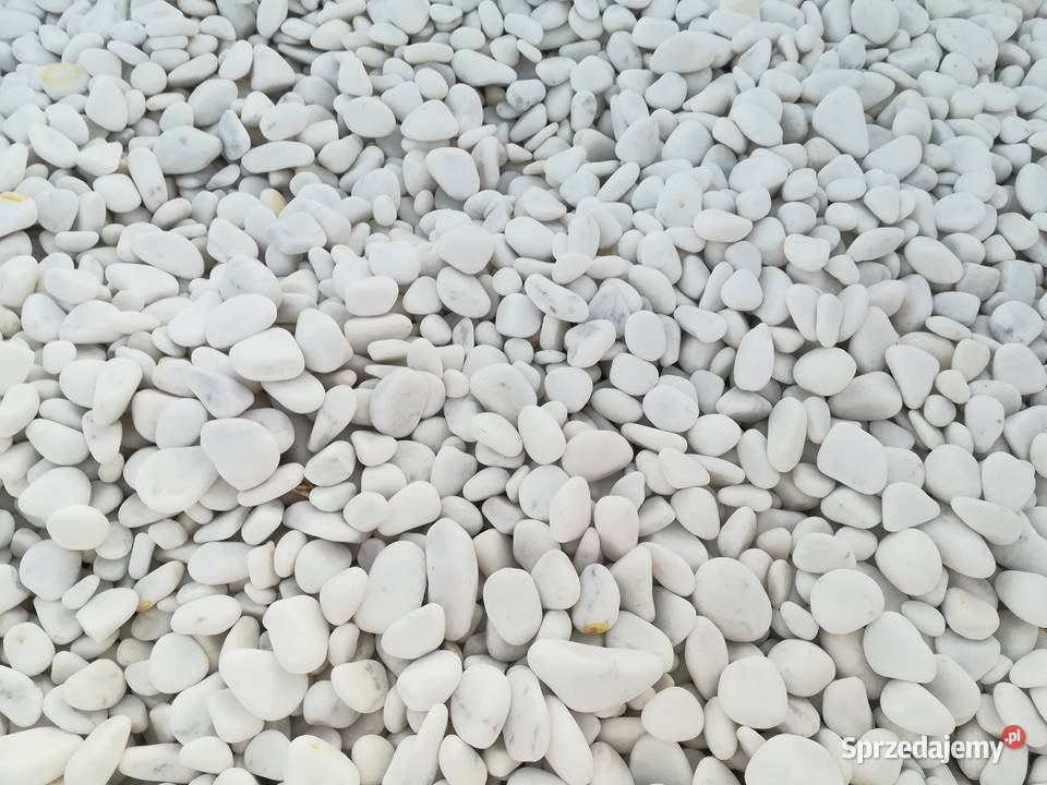 Otoczak White Angel 1020 mm śnieżno biały kamień małopolskie Kraków sprzedam