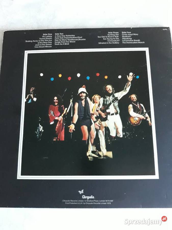 JETHRO TULL Bursting Out Live 2 LP 1978r Rzeszów