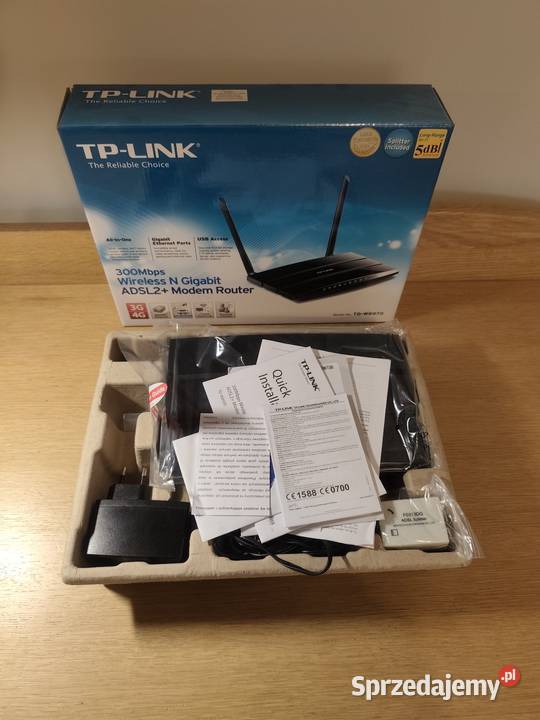 Router TPLINK TDW8970 ADSL2 modem wifi USB Tp-Link Internet i komunikacja