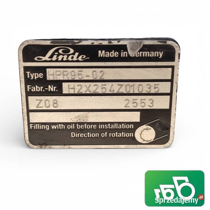 POMPA HYDRAULICZNA 14371391 LINDE HPR 95 VOLVO Wilkowo sprzedam