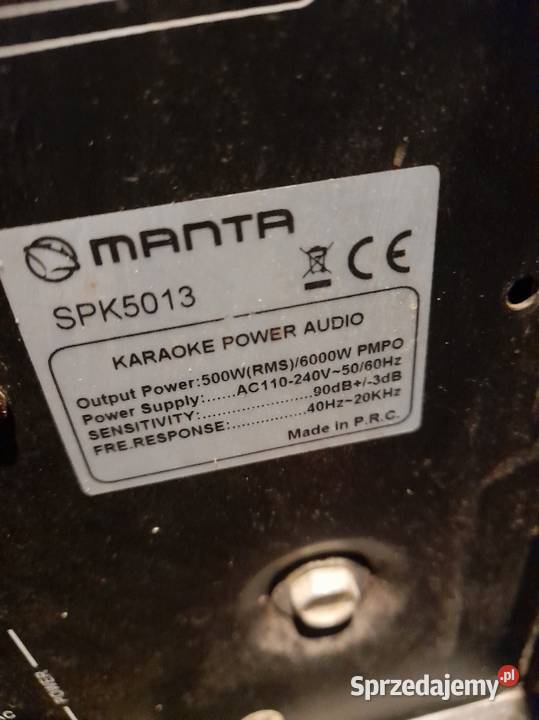 Kolumny duże bluetooth manta SPK5013 Łęczyca