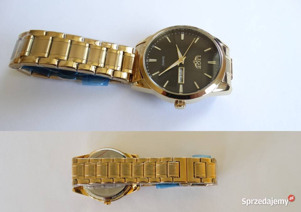 Zegarek męski klasyczny złoty garniturowiec na rękę Gorzów Wielkopolski
