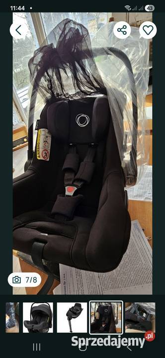 Fotelik samochodowy bugaboo i baza obrotowa sprzedam