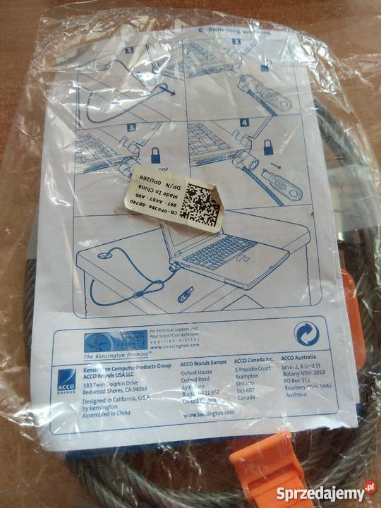 Linka zabezpieczająca przed kradzieżą laptopamon Pozostałe Kraków