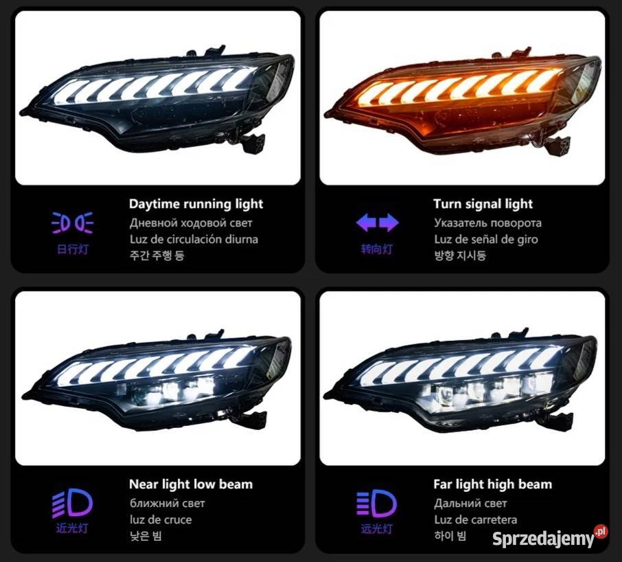 NOWE lampy przednie lampa przód Honda Jazz III Bełchatów sprzedam
