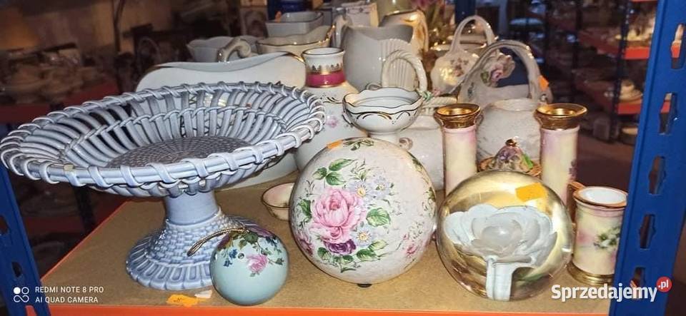 Unikatowa Patera na nodze z niebieskiej