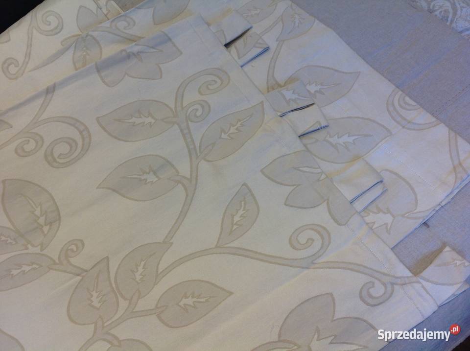 Piękne Grube zaciemniające Zasłony 148x237 Wystrój okien Nowa Sól