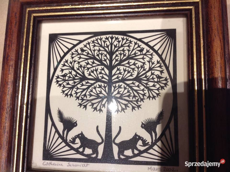 Obrazek Decoupage CATHERINA SCHMIDT czarny