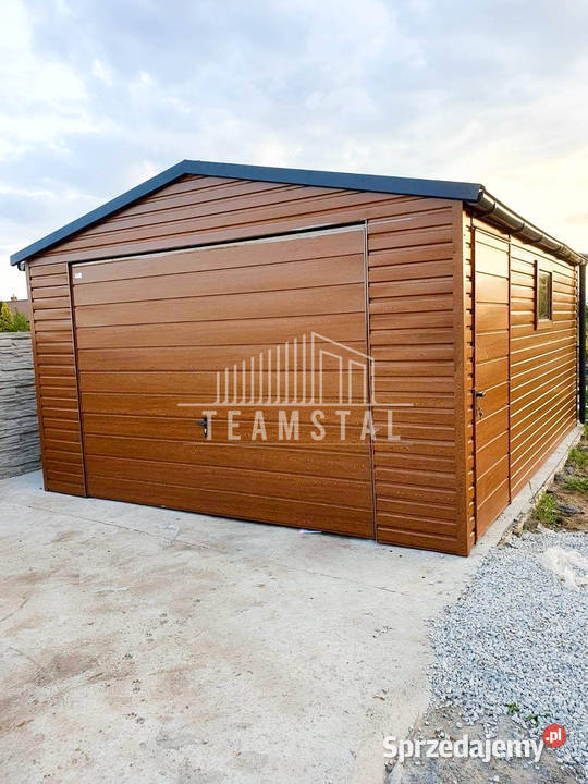 GARAŻ BLASZANY 4m x 5m dwuspad blachodachówka Sprzedaż