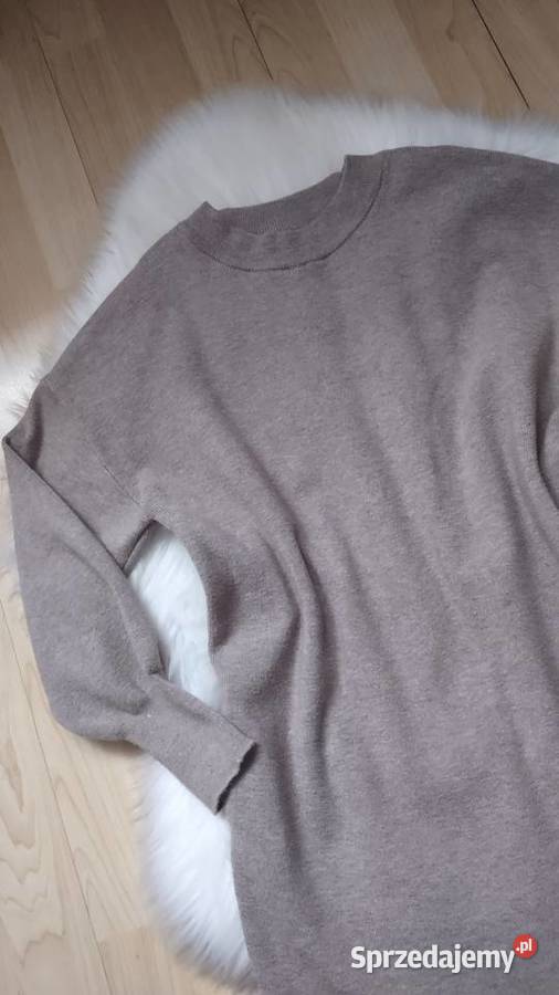 Sweter tunika beżowy ZARA S Olkusz sprzedam