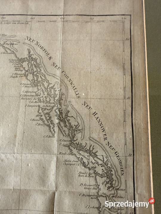 Antyczna Mapa Rycina 1818 PółnocnoZachodnie Czerwionka-Leszczyny sprzedam