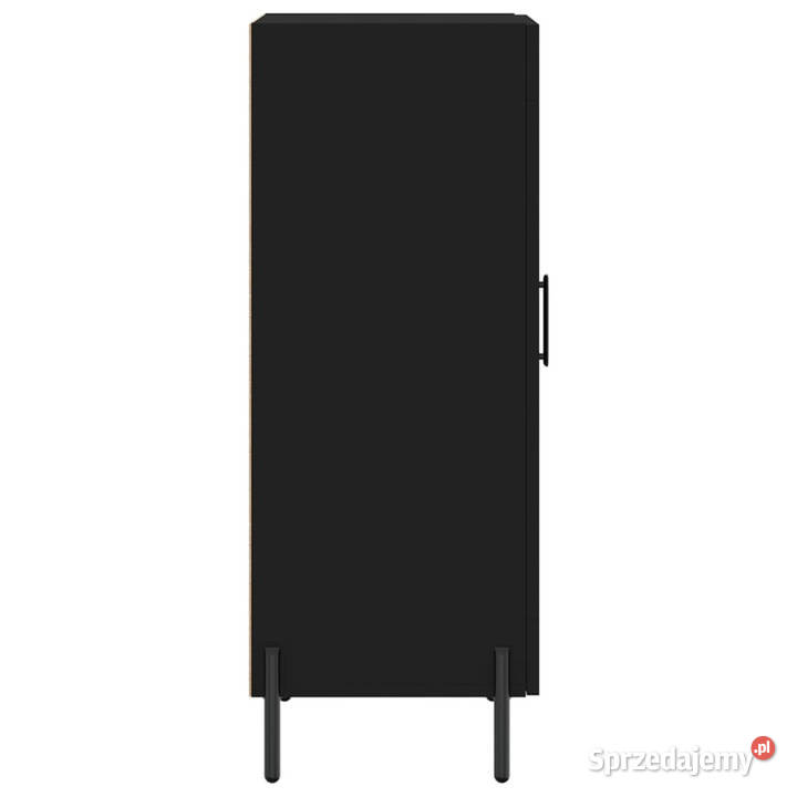 Szafka czarna 345x34x90 materiał drewnopochodny mazowieckie Warszawa