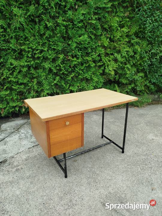 Biurko szkolne PRL Cepelia CISok 19751982 Meble Opole