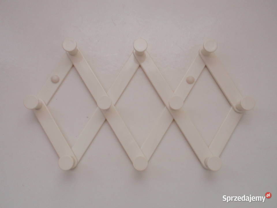 Wieszak łazienkowy plastikowy biały Łódź