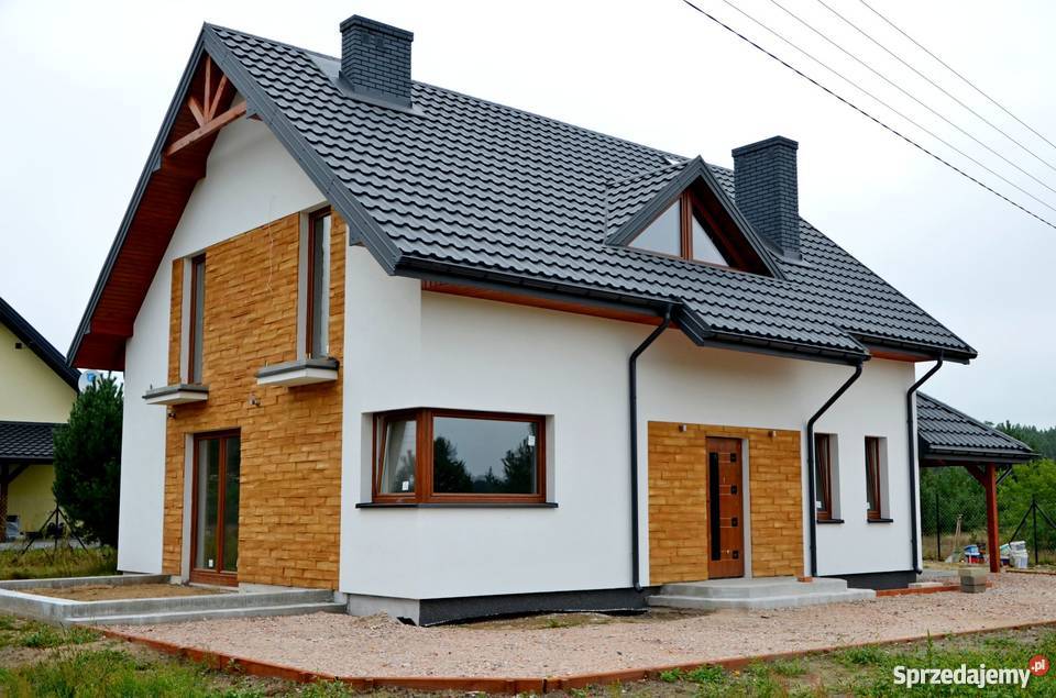 Nowy dom z dużą działką jeziora mazowieckie