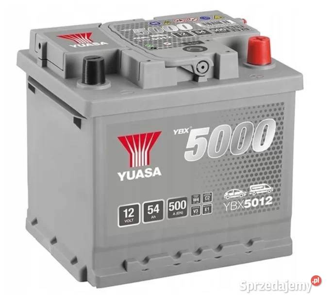 Akumulator Yuasa Silver 12V 54Ah 500A Prawy Plus sprzedam