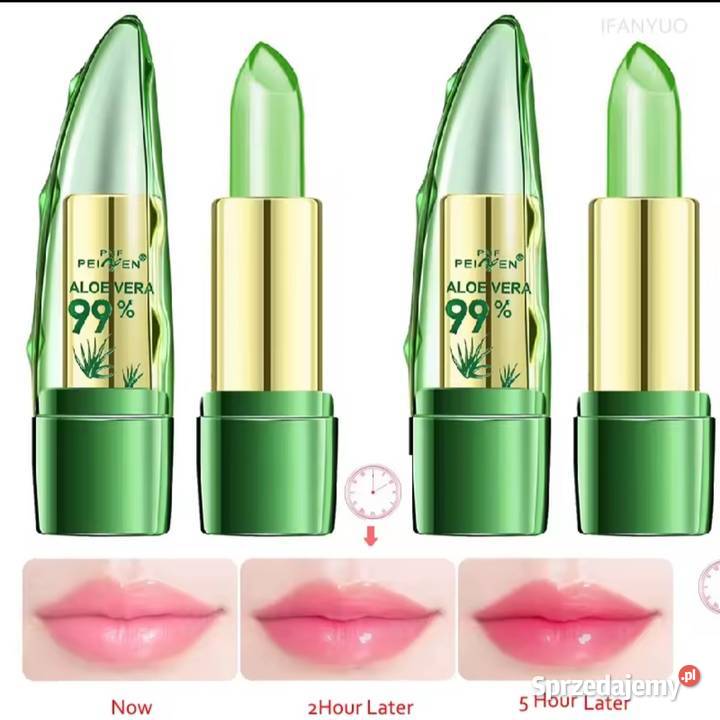 Pomadka szminka ochronna balsam do ust aloes