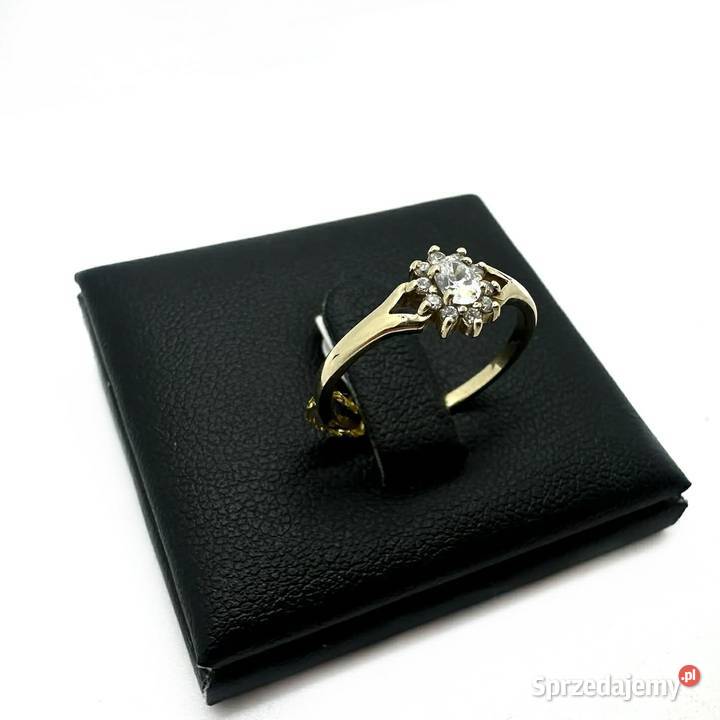 Złoty Pierścionek pr 333 128g R12 złoto Elbląg