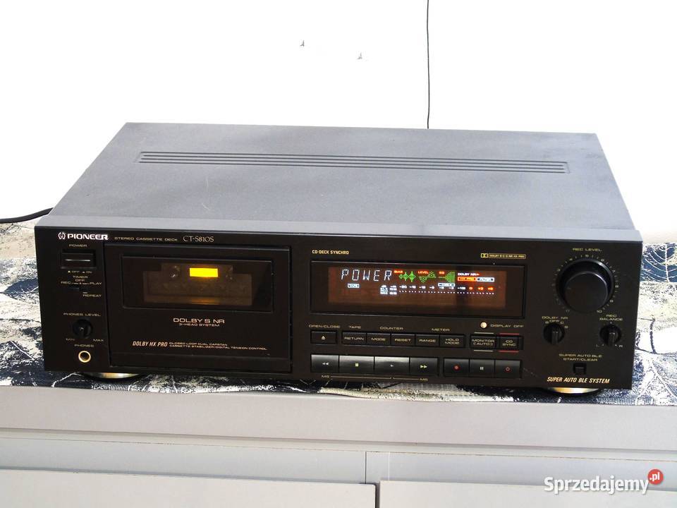 Magnetofon kasetowy Pioneer CTS810S 3 głowice Jasło sprzedam
