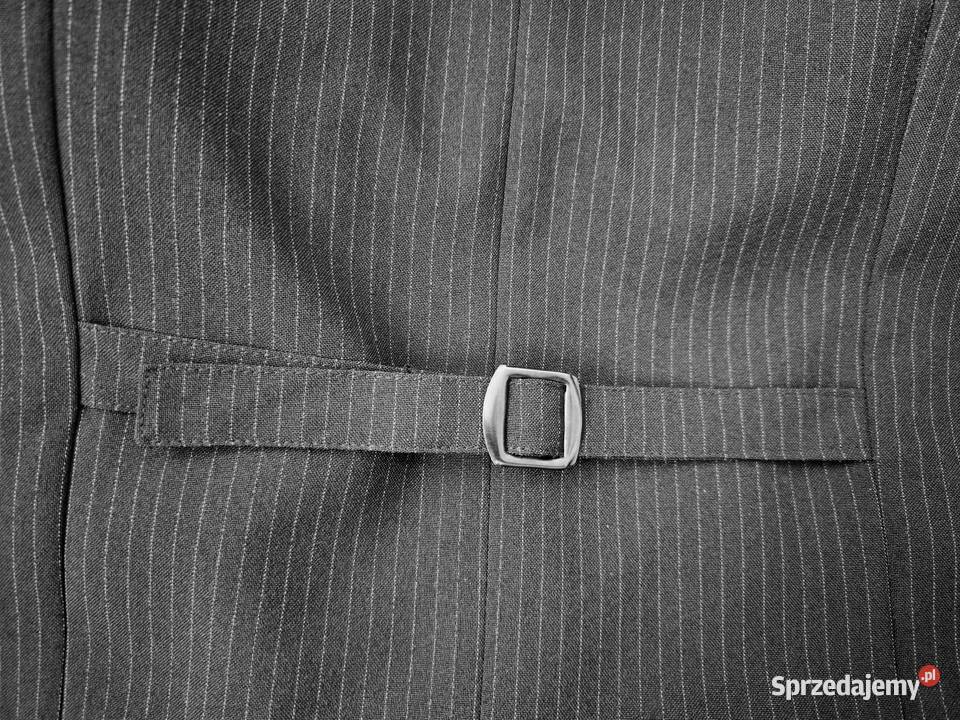 kamizelka do garnituru czarna w prążki rozmiar Rozmiar uniwersalny Krosno