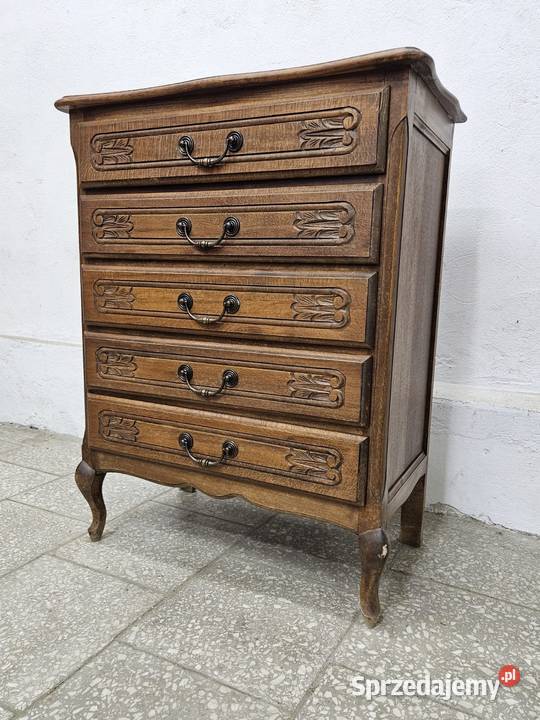 Komoda ludwikowska z szufladami Francja Nowy Sącz