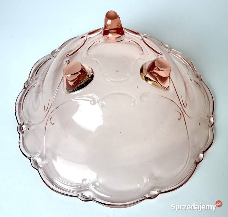 Szkło Rozalinowe Walther Belvedere Różowa Misa Porcelana i szkło małopolskie Kraków