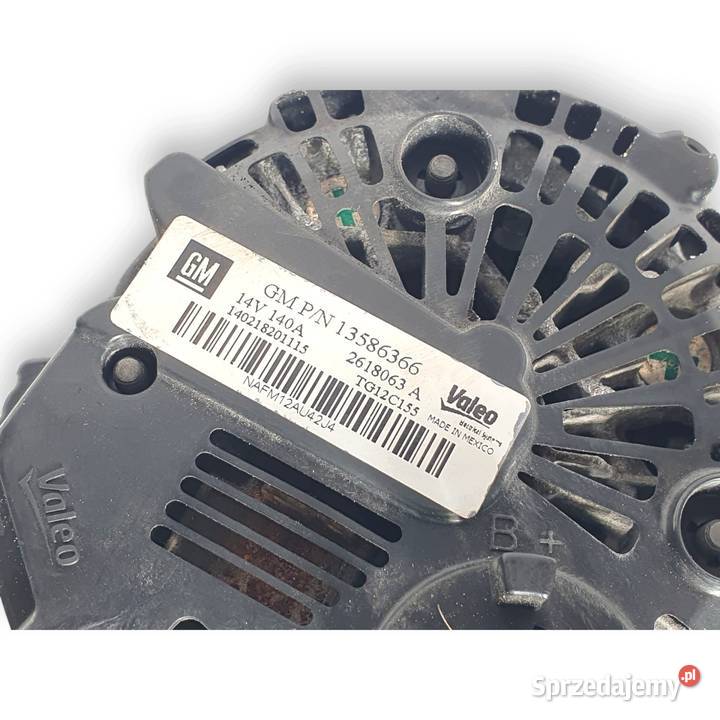 ALTERNATOR Opel Astra K Meriva B 16 CDTi Chełm