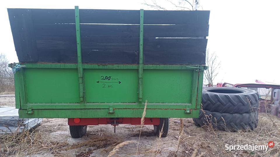 Przyczepa jednoosiowa wywrotka na dwie strony Przyczepy rolnicze Siedlce
