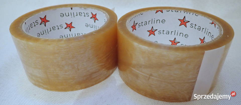 Taśma klejąca pakowa bezbarwna 60m Mocna Pozostałe Siewierz