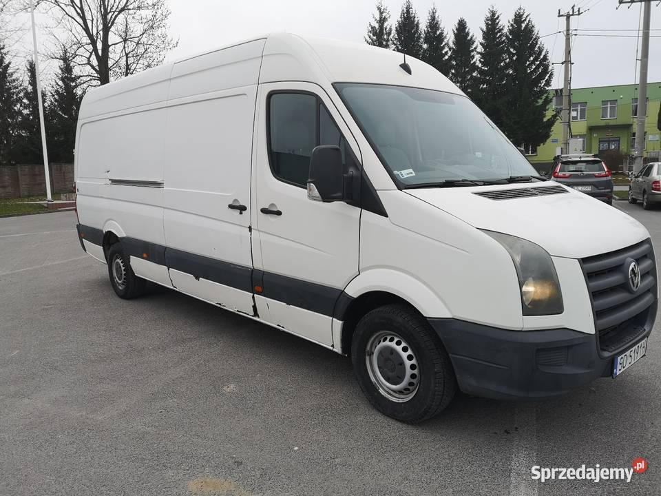 Volkswagen crafter biały Trzyciąż