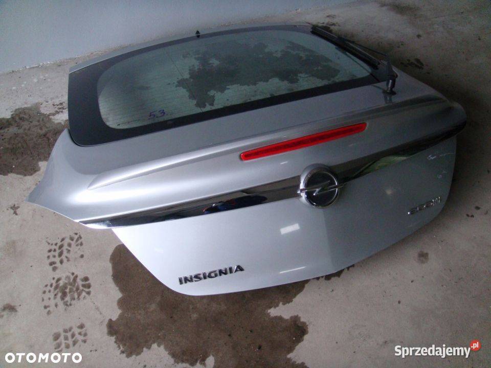 KLAPA BAGAŻNIKA OPEL INSIGNIA HB 2011 Włoszczowa sprzedam