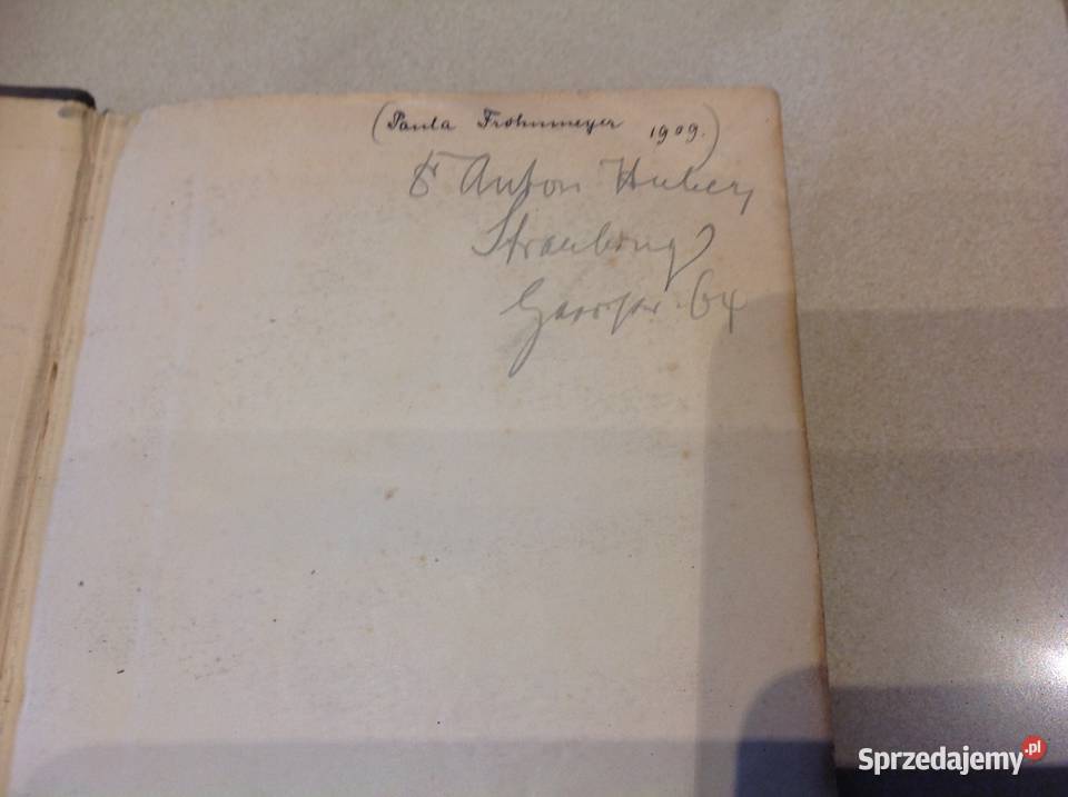 Stara Książka Łacińska z 1882 roku Dr RICHARD Nowa Sól