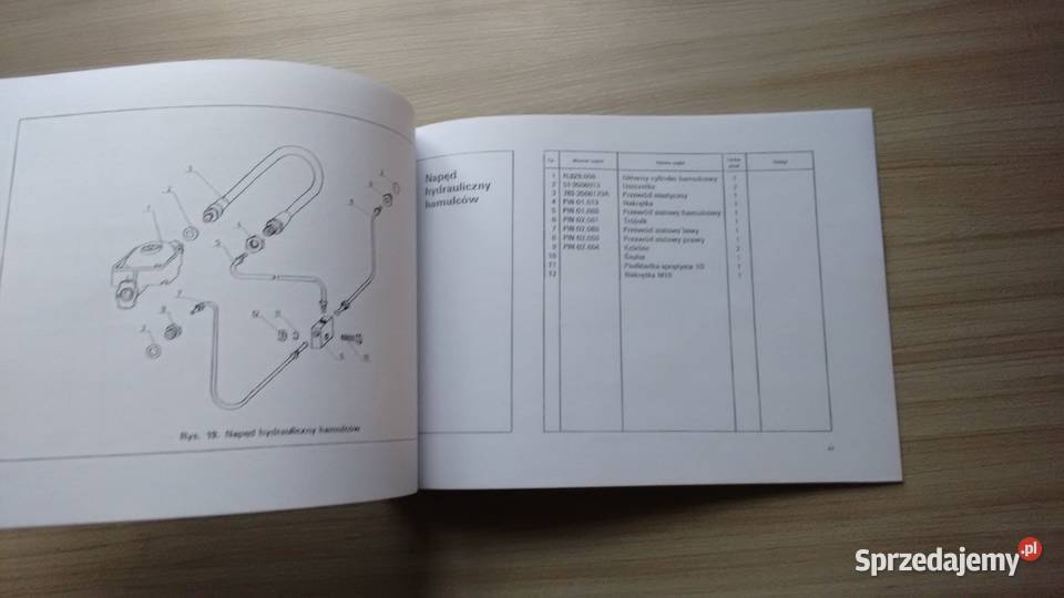 Rozrzutnik obornika 1PTU 40 katalog czesci podkarpackie Stalowa Wola sprzedam