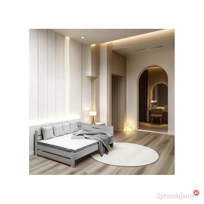 Łóżko REVEL mega mocne z oparciem 75cm Prudnik