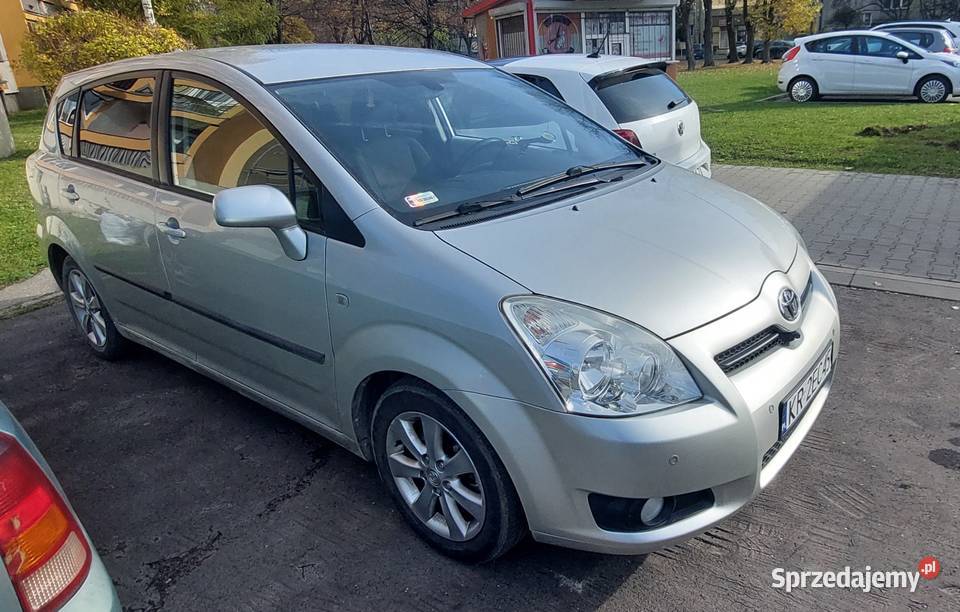Toyota Corolla Verso benzyna z gazem automat Van Kraków