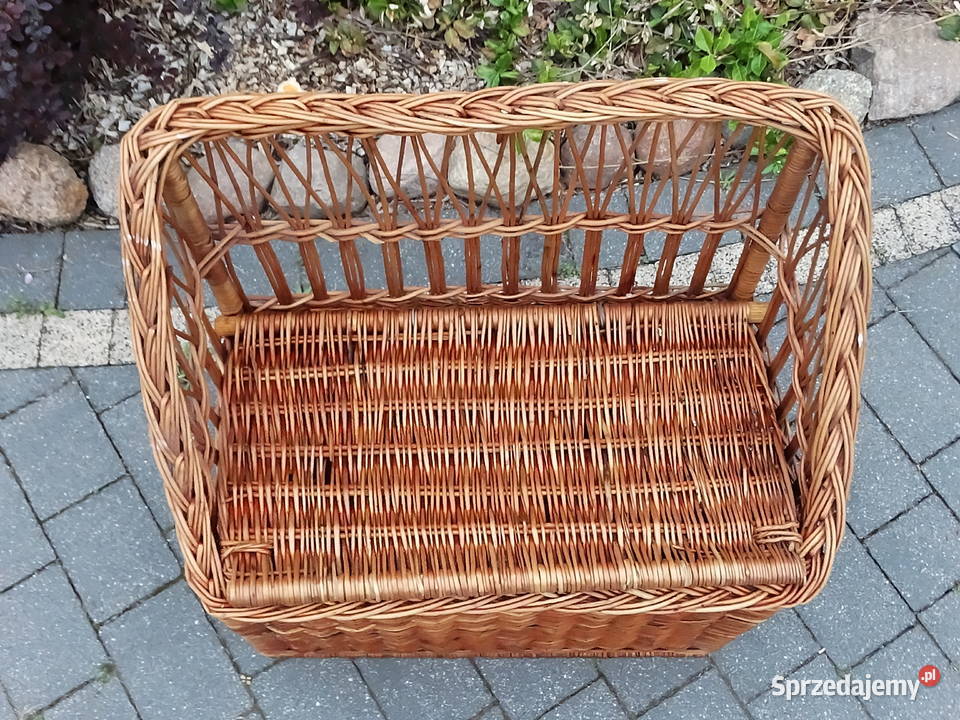 Wiklinowa Skrzynia z Siedziskiem Kufer Boho