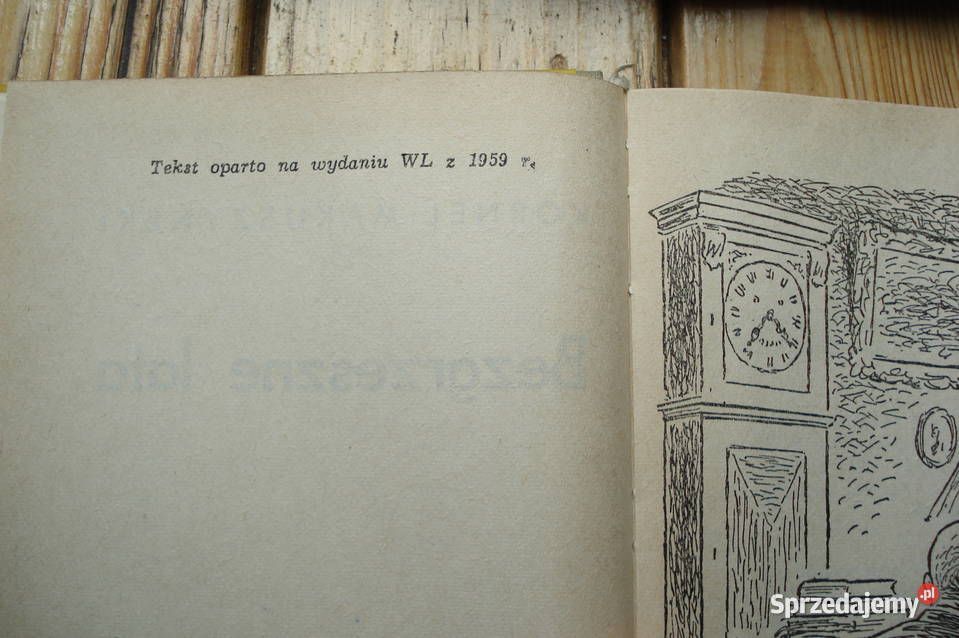 Książka KMakuszyński Bezgrzeszne Lata sprzedam Łódź