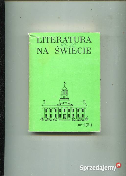 Literatura na świecie 1978 181 Pozostałe Szczecin sprzedam