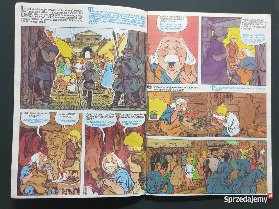 O Smoku Wawelskim i Królewnie Wandzie język Gdynia sprzedam